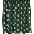 thumbnail image 2 of Michigan State Spartans 100% Cotton, 63" Curtain Panels, Set of 2, 2 of 2