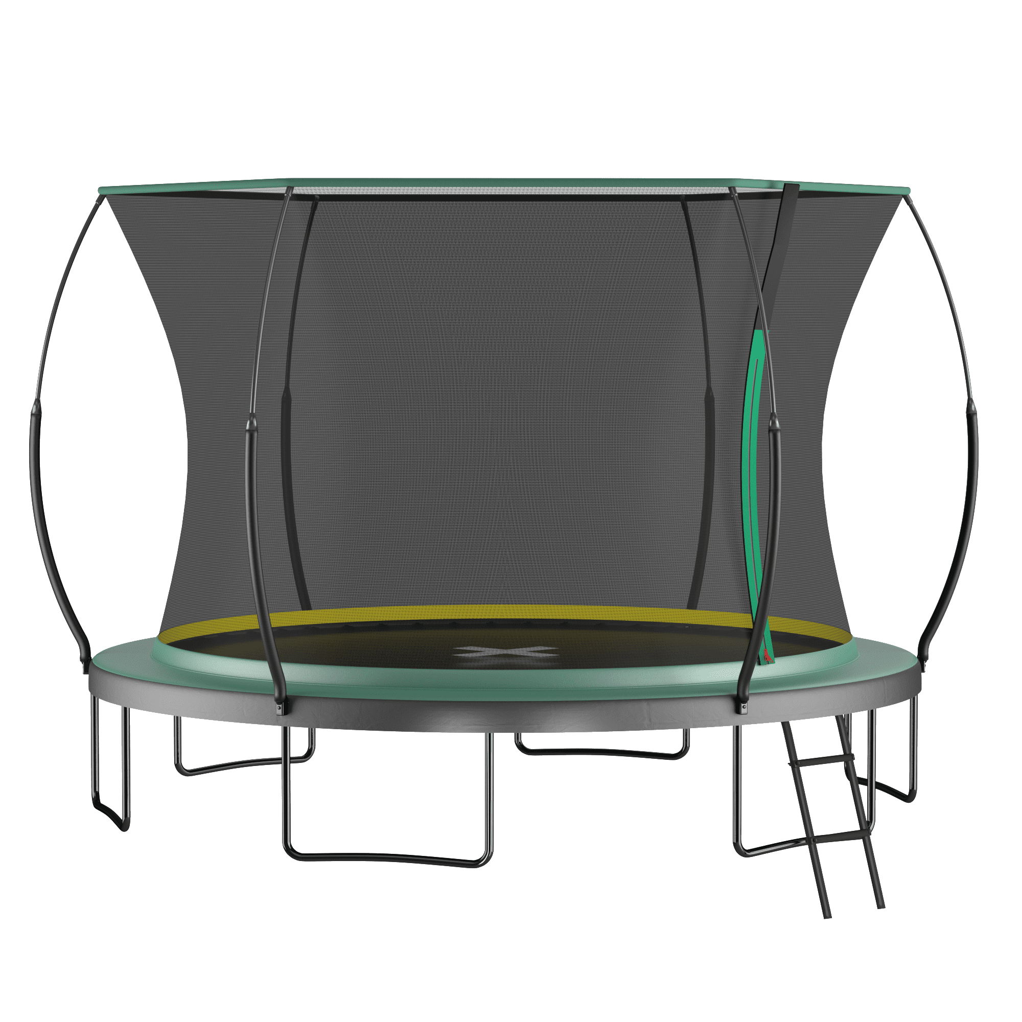 14FT Springfree No Gap Trampoline, Green