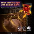 thumbnail image 3 of Solar Outdoor Motion Sensor Alarm-Dog Barking&Gunshot Sound,Support Recording&±Volume,130db Loud Noise Maker,3 Work Modes Strobe Light with USB, for Home, Garden, Yard, Farm, 3 of 5