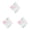 Pink*3, variant on YardChic 4Pcs Retractable Journaling Pens, 0.5mm Fine Point Colored Gel Ink Pen, Smooth Writing Aesthetic Gradient Colorful Pens for Note Taking, Classroom Office Teachers Essentials