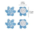 thumbnail image 3 of 28pcs Golfs Cleats Plastic Spikes Nonslip Grip Fastly Twist Shoe Spikes Replacement Golfs Trainings Aid, 3 of 9