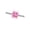 Pink, variant on Oval Cut Cubic Zirconia Rings In Copper Setting For Party And Evening Event