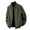 A01_Army Green, variant on Men's Fashion Varsity Jacket Bomber Jacket Lightweight Windbreaker Jackets Zip Up Windproof Jackets Slim Fit Cotton Letterman Baseball Bomber Jackets Casual Spring Fall Coat Golf Blazer