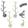 thumbnail image 3 of Supvox 6Pcs Assorted Color Resin Wall Hooks Unique Branch Style for Jackets and Coats, 3 of 7