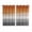 Gray Orange, variant on Black Gray Kitchen Curtains 63 Inch Length, Farmhouse Vintage Gradient Wooden Plank Grommet Top Bedroom Living Room Curtains, Light Filtering Cafe Curtain Drapes 2 Panels Set 104''x63''
