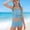 Blue, variant on Piuwrlz Black Swimsuit Teen Girls Swimming Suit Two Piece Swimwear Black Size 6-7Years