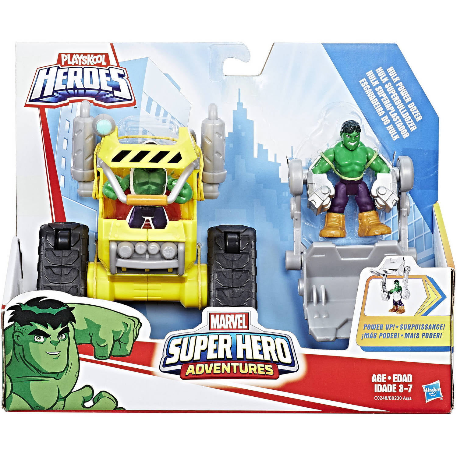 Playskool Heroes Marvel Super Hero Adventures Hulk Power Dozer 並行輸入品 その他