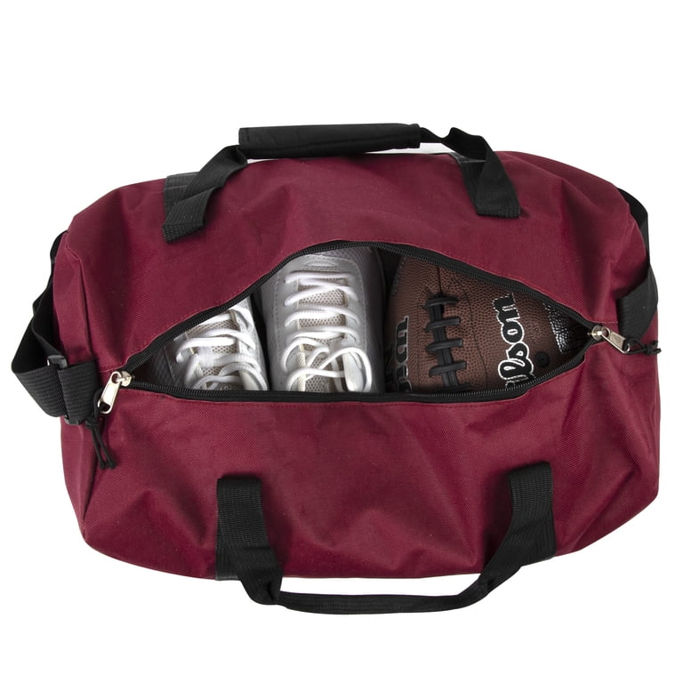 Trailmaker 30 Liter Capacity Unisex Duffle Bag with Velcro Closure Handle and Luggage Shoulder Strap for Gym, Travel and Commuting in Red, Adult Trailmaker 30 Liter Capacity Unisex Duffle Bag with Velcro Closure Handle and Luggage Shoulder Strap for Gym, Travel and Commuting in Red, Adult