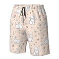 thumbnail image 5 of Naloa Cute Rabbit Men's Beach Shorts, Surfing shorts, Swim trunks, Quick Dry Swim Trunks for Surfing Beach Fun - XX-Large, 5 of 9