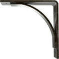 thumbnail image 4 of Ekena Millwork 3"W x 8"D x 8"H Morris Steel Bracket, Antiqued Warm Silver, 4 of 11