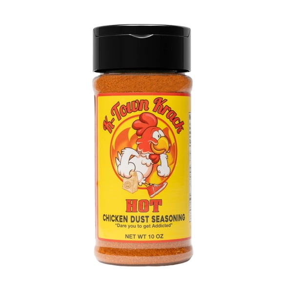 K-Town Krack Hot Chicken Dust Seasoning 5oz - Bold BBQ Rub for Wings and More