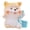 C, variant on Dserhfy Mini Resin Dog Figurine Cartoon Puppy Statue Tiny Dog Cake Topper Decoration for Fairy Garden DIY Crafts Birthday Party Home Decor
