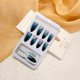 thumbnail image 5 of Uñas postizas adhesivas almendradas SXTSZJ degradado azul profundo 24 piezas, 5 of 7