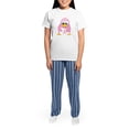 thumbnail image 4 of CafePress - Breast Cancer Pink Penguin Women's Light Pajamas - Women's Short Sleeve Print T-Shirt and Pants Light Cotton Pajama Set, 4 of 7
