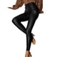 thumbnail image 1 of Pantalones casuales de moda para mujer, leggings, pantalones de cuero PU modernos y simples, 1 of 5
