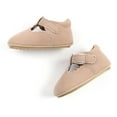 thumbnail image 6 of Toddler Baby Girl Princess Leather Soft Crib Anti-slip First Walkers Shoes, 6 of 6