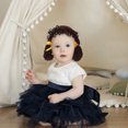 thumbnail image 5 of Baby Winter Hat Infant Infant Satb Histor de hilo de lana Sombrero de peluca Precioso para niños Niñas, 5 of 5