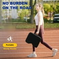 thumbnail image 6 of 2 Pcs Stadium Seat Cushions, Portable Outdoor Seat Cushions with Waterproof Cover, Black, 6 of 7