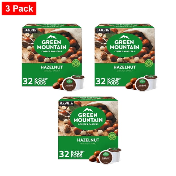Green Mountain Coffee Roasters Hazelnut Light Roast K-Cup Coffee Pods 32 ct - 3 Pack