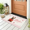 thumbnail image 3 of Happy Valentine's Day Belgian Malinois Brings Love Heart Doormat Sheepdog Dog Lover Gifts Indoor Outdoor Welcome Mat - 02028, 3 of 5