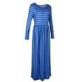thumbnail image 1 of cinturo Bolsillos Laterales Cuello Boho Ropa Casual Bodas Trajes de Blue XL, 1 of 8