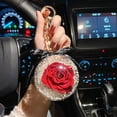 thumbnail image 1 of TopLLC Keychains Eternal Flower Rose Keychain Car Hang Leather Keychain Ring Keychain Leather keychain, 1 of 2