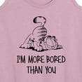 thumbnail image 3 of Garfield - More Bored Than You - Women's Racerback Tank Top, 3 of 5