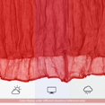 thumbnail image 7 of 12 Pack Red Table Runner 10Ft Cheesecloth Table Runner Rustic Gauze Table Runners Romantic Long Sheer Fabric Cheese Cloth Table Runners for Wedding Party Bridal Baby Shower, 7 of 7