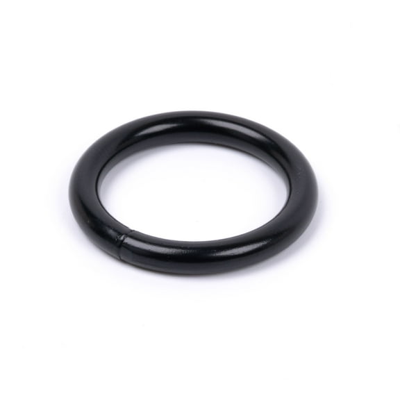 25 - Country Brook Design® 1 inch Black Powder Coated Welded Heavy O-Rings