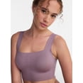 thumbnail image 5 of Joyspun Women’s Wire-Free Bonded Longline Square Neck Bra, Sizes XS-XXXL, 5 of 6