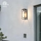 thumbnail image 2 of Aplique de Pared Exterior Mirrea 35x14cm Impermeable Gris Mate Paquete de 2, 2 of 9