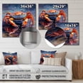 thumbnail image 4 of Designart "Beachcombing Crabs IV" Animals Metal Wall Decor, 4 of 5