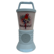 Margaritaville Light The Way Lantern Wireless Speaker with 3 Multicolored LED Light Modes, Waterproof Bluetooth Speaker, 5 Hours of Playtime, Table Lamp Outdoor Speaker with True Wireless Pairing