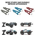 thumbnail image 3 of Bewildely Brazo de suspensión inferior delantero mejorado de aleación de aluminio para 1/16 MJX H16 16207 16208 16209 16210 RC pieza de coche Kits de construcción modelo Azul, 3 of 6