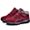 Red (Upgrade Reflective Strip), variant on Womens Winter Snow Boots Warm Fur Lined Anti-Slip Ankle Booties Outdoor Walking Shoes Non-Slip Trekking Shoes