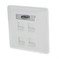 thumbnail image 5 of Wall Plate And , /RJ11 Jack Network Connector, Female To Female F/ White (4 Port ), 5 of 8