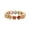 US Size 6, variant on Gold Plated Geometric Ring Colorful Crystal Inlays Rainbow Jewelry For Women Durable Elegant Accessory Classic