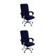 thumbnail image 1 of Toystoory 3 piezas de espacio de trabajo, funda para silla de ordenador de oficina, funda para silla a prueba de polvo, engrosada azul oscuro L 2Conjunto, 1 of 6