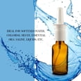 thumbnail image 3 of Amber Glass 1 oz Nasal Sprayer! EMPTY, Refillable, Travel Sized, Quality Glass for Saline Applications! (2 Pack), 3 of 5