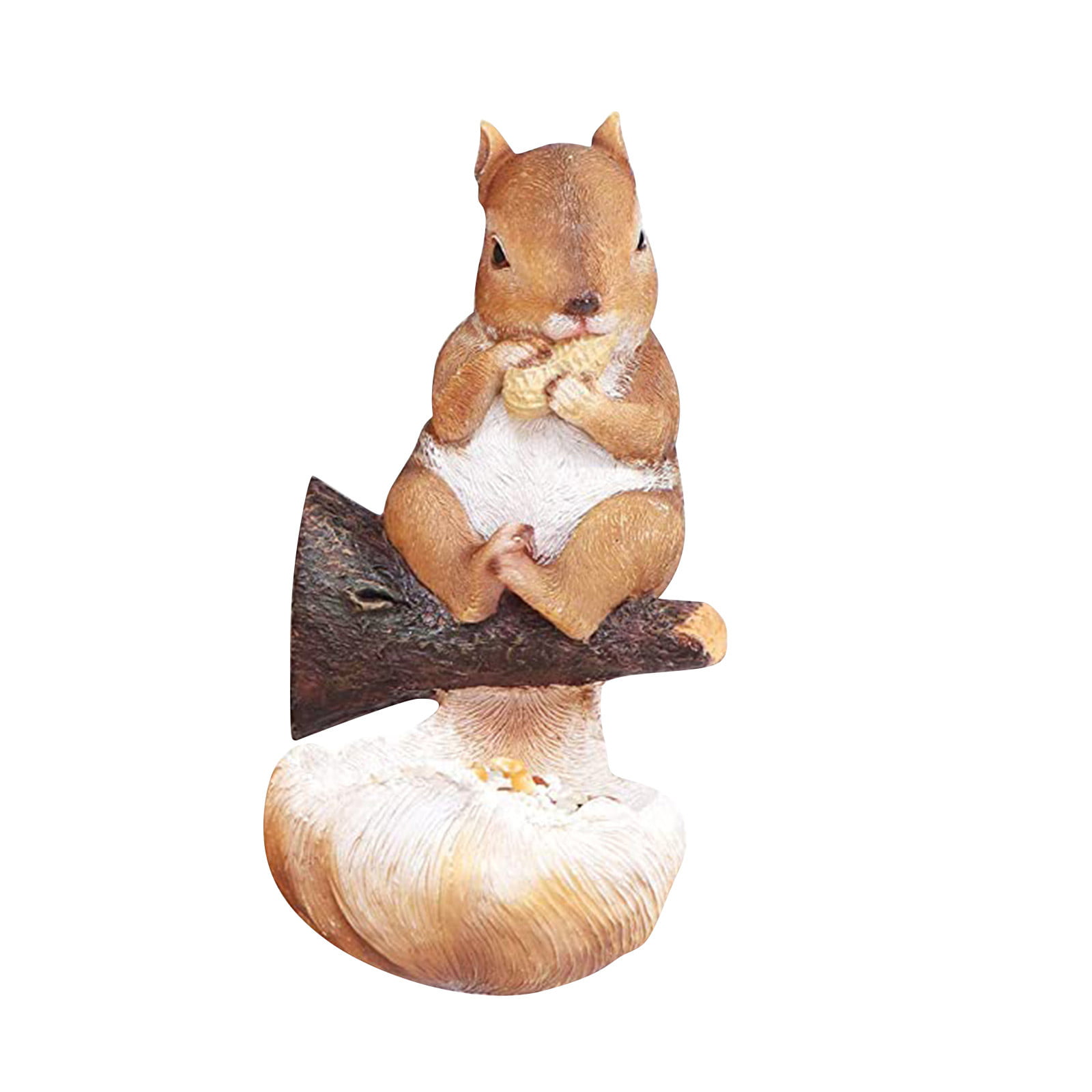 Hide a Spare Key Holder Squirrel Large Ornament Keeper Safely Hiding Key or Important Items Outdoor Lawn Yard Animal Figurine Sculpture Ornament Décor