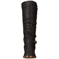 thumbnail image 2 of Xoxo Womens Martin Closed Toe Knee High Riding Boots, 2 of 4