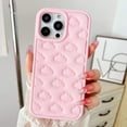 thumbnail image 3 of Compatible with iPhone Case,[ Drop Protection] 3D Cloud Pattern TPU Full Body Protection Soft Shockproof Cover Phone Case (Red,iPhone 11), 3 of 6