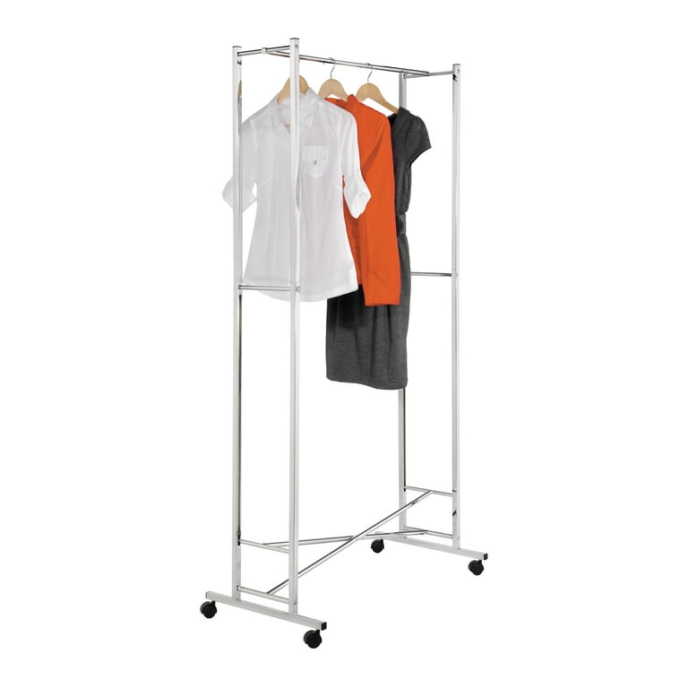 Chrome Commercial Folding Garment Rack