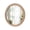 Natural A 23.62'', variant on 23.62" Farmhouse Decorative Round Mirrors with Ribbed Detail, Coastal & Farmhouse Style Decorative Mirror, Rustic Distressed Wooden Circle Mirror for Bathroom Over Sink, Entryway, Living Room, Vanity