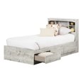 thumbnail image 4 of South Shore Aviron, Twin, Coastal Bed and Headboard Set, Seaside Pine, 4 of 9