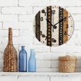 thumbnail image 3 of Yayeee 10" Wall Clock Battery Operated Quartz Round Silent Non-Ticking Home Decor, Beige Abstract Dots, 3 of 6