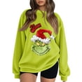 thumbnail image 2 of Women'S Sweaters Christmas Sweater Women 2025 Fall Winter Funny Cute Plus Size Merry Xmas Printed Green Sweatshirt Holiday Clothes 12-Red L, 2 of 5