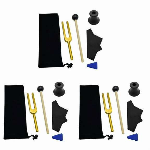3X F 963HZ Tuning Fork Set, Tuning Fork for Healing Chakra, Sound Therapy, Keep Body, Mind and Spirit in Perfect Harmony
