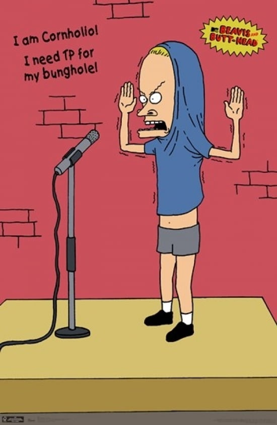 Beavis & ButtHead Cornholio Poster Print (24 x 36)