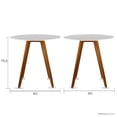thumbnail image 3 of Mesa de Comedor Frankfurt Mundo In Circular Blanco 80 cm, 3 of 8
